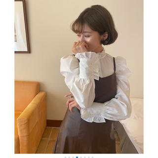 bibiy puff frill blouse(シャツ/ブラウス(長袖/七分))