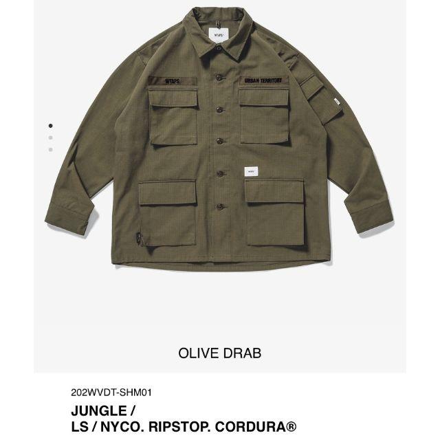 L 20AW WTAPS JUNGLE / LS / NYCO. RIPSTOPメンズ