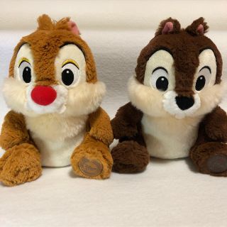 チップアンドデール(チップ&デール)のディズニーストア チップ＆デール ぬいぐるみ(キャラクターグッズ)