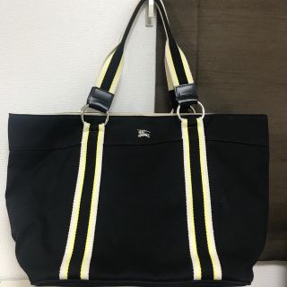 バーバリーブルーレーベル(BURBERRY BLUE LABEL)のバーバリーブルーレーベル　黒　トートバック　マザーズバッグにも(トートバッグ)