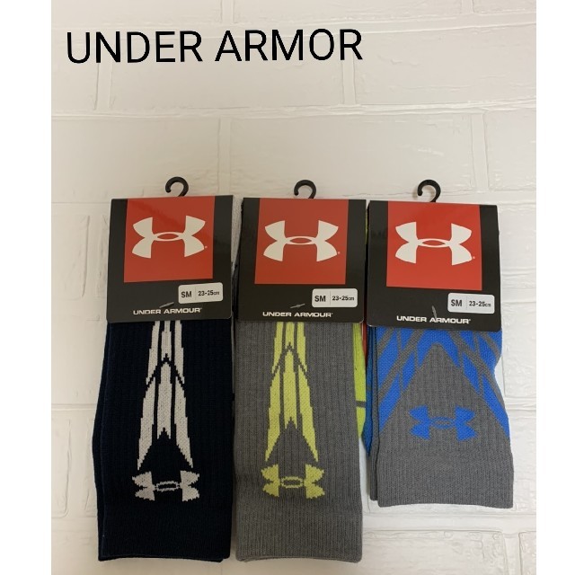 UNDER ARMOUR(アンダーアーマー)のアンダーアーマー 3P ソックス レディースのレッグウェア(ソックス)の商品写真