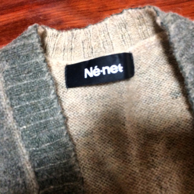 Ne-net(ネネット)のゴリラ カーディガン レディースのトップス(カーディガン)の商品写真