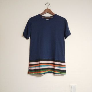 ポールスミス(Paul Smith)の【美品】早い者勝ち！Paulsmith 半袖 裾切り替え カットソー Tシャツ(Tシャツ(半袖/袖なし))