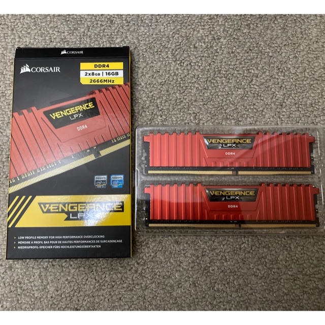 PC メモリ DDR4 2666MHz 8GB 2枚 16GB CORSAIR