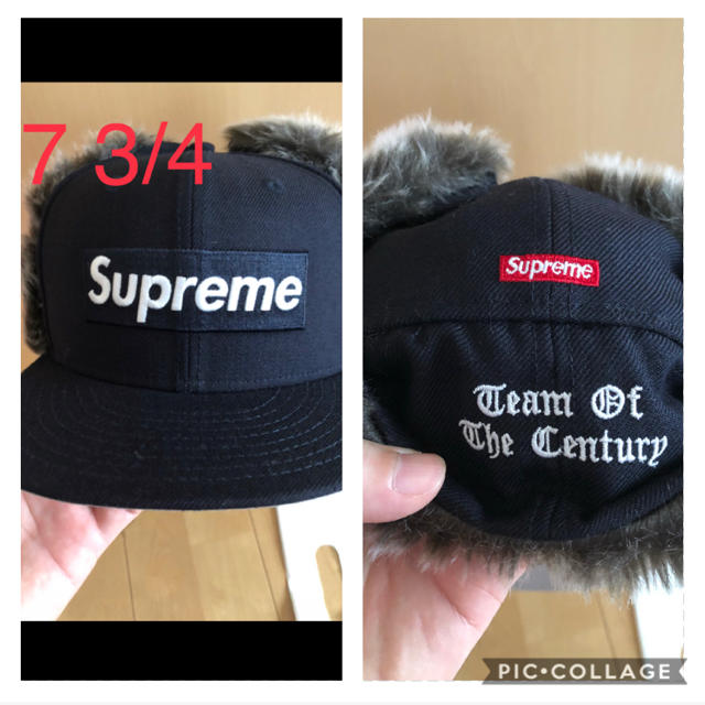 Supreme(シュプリーム)のSupreme Earflap New Era 7 3/4 メンズの帽子(キャップ)の商品写真