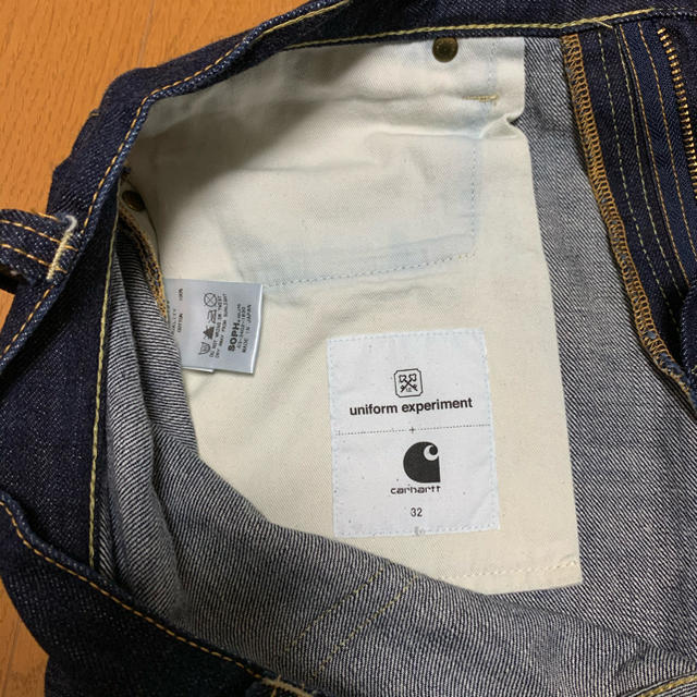 uniform experiment(ユニフォームエクスペリメント)のuniform experiment ue Carhartt デニム denim メンズのパンツ(デニム/ジーンズ)の商品写真