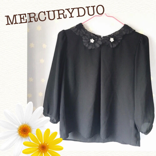 MERCURYDUO(マーキュリーデュオ)のマーキュリーデュオ♡黒トップス レディースのトップス(シャツ/ブラウス(長袖/七分))の商品写真