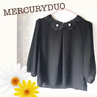 マーキュリーデュオ(MERCURYDUO)のマーキュリーデュオ♡黒トップス(シャツ/ブラウス(長袖/七分))