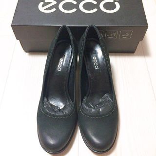 プールサイド(POOL SIDE)のecco 本革　パンプス　ハイヒール(ローファー/革靴)