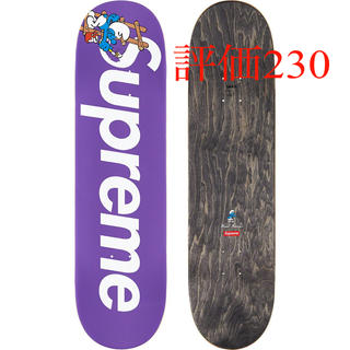 シュプリーム(Supreme)のSupreme Smurfs Skateboard Purple スケボー 紫(スケートボード)
