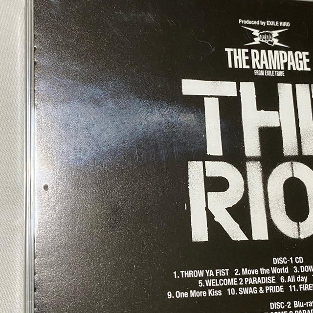 THE RAMPAGE(ザランページ)の［おまけ付き］初回限定盤 THE RIOT（Blu-ray Disc2枚付） エンタメ/ホビーのCD(ポップス/ロック(邦楽))の商品写真