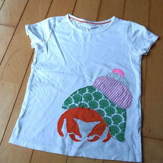 ボーデン(Boden)のminiboden やどかりアップリケ半袖Tシャツ 5-6Y 120cm 中古 (Tシャツ/カットソー)