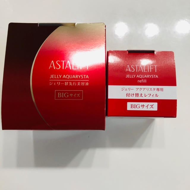 ASTALIFT(アスタリフト)のアスタリフト ジェリーアクアリスタ 60g 旧版　ケース付&レフィル コスメ/美容のスキンケア/基礎化粧品(美容液)の商品写真