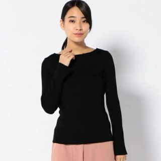 シップスフォーウィメン(SHIPS for women)のウールリブボートネックプルオーバー（SHIPS for women）(ニット/セーター)