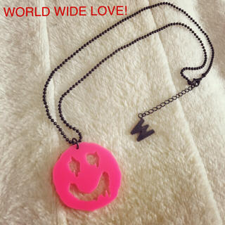 ワールドワイドラブ(WORLD WIDE LOVE!)の♡デッドスマイル ネックレス♡(ネックレス)