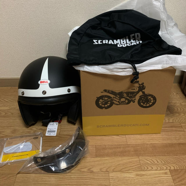 自動車/バイクBELL×Ducati Scrambler (XXL) 限定ヘルメット新品未使用