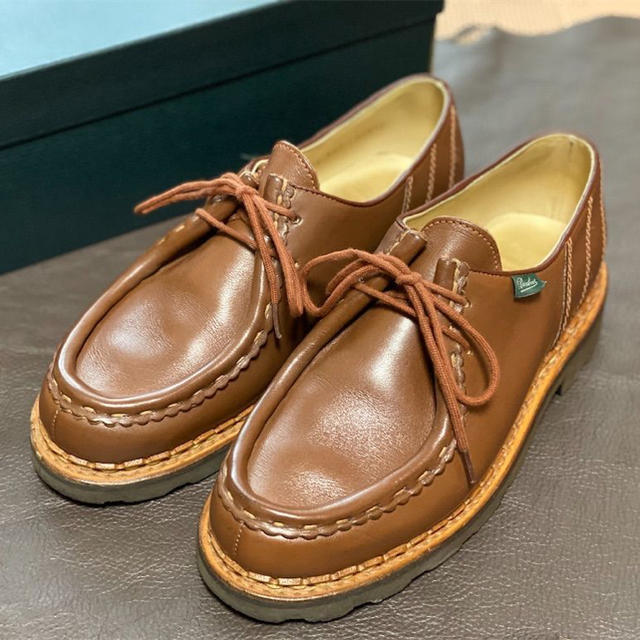 Paraboot(パラブーツ)のParaboot Mozine リスレザー マロン 40 メンズの靴/シューズ(スリッポン/モカシン)の商品写真