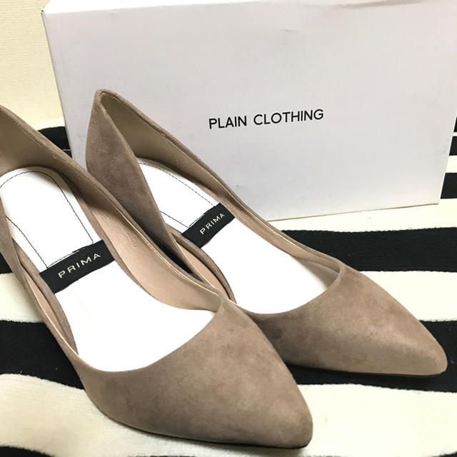 PLAIN CLOTHING(プレーンクロージング)の未使用♪ 秋色スエードパンプス🍁 レディースの靴/シューズ(ハイヒール/パンプス)の商品写真