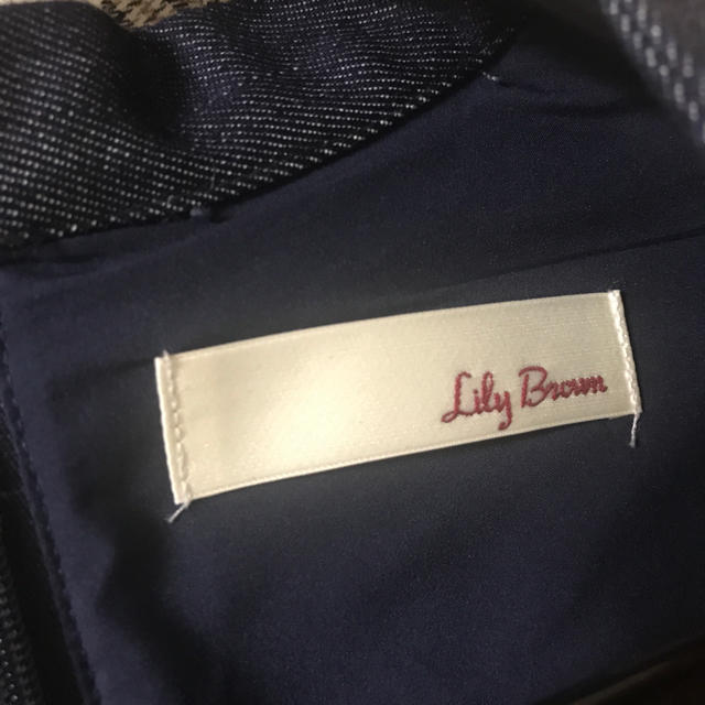 Lily Brown(リリーブラウン)のLily Brown（リリー ブラウン）袖ボリュームワンピース レディースのワンピース(ひざ丈ワンピース)の商品写真