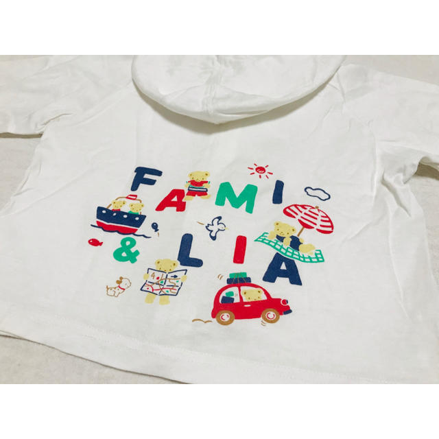 familiar(ファミリア)のfamiliar【薄手パーカー】 キッズ/ベビー/マタニティのベビー服(~85cm)(シャツ/カットソー)の商品写真