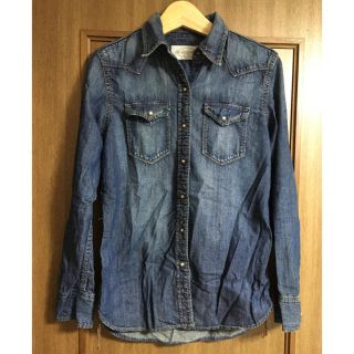 ゴア(goa)のgoa ゴア デニムシャツ 6ozDENIMウエスタンシャツ インディゴブルー(シャツ/ブラウス(長袖/七分))