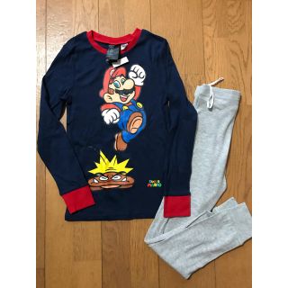 エイチアンドエム(H&M)のラスト✨120 スーパーマリオ　パジャマH&M(パジャマ)