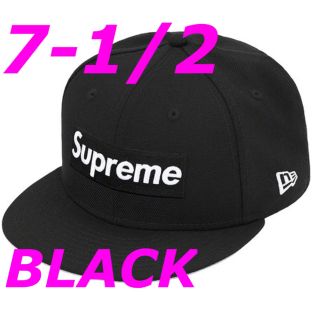 シュプリーム(Supreme)の7 1/2 World Famous Box Logo New Era 黒(キャップ)