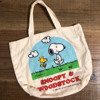 スヌーピー(SNOOPY)のスヌーピー　ミニトートバッグ(トートバッグ)