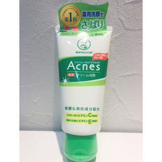 ロートセイヤク(ロート製薬)のメンソレータム アクネス 薬用クリーム洗顔　新品(洗顔料)