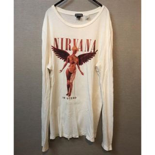 エイチアンドエム(H&M)のH&M 「Nirvana」長袖Tシャツ(Tシャツ/カットソー(七分/長袖))