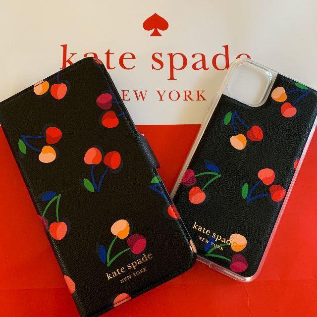 新品!ケイトスペード/便利!手帳型と単品 チェリーが可愛いiphone 11