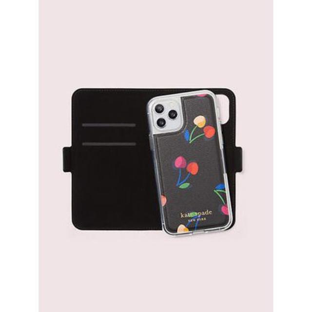 新品!ケイトスペード/便利!手帳型と単品 チェリーが可愛いiphone 11