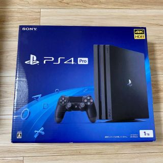 ソニー(SONY)の美品！PlayStation4 PRO 1TB、全ての付属品と緩衝材、箱付き(家庭用ゲーム機本体)