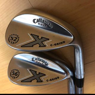 キャロウェイゴルフ(Callaway Golf)のキャロウェイX-forged C-grind 2本 52/13 + 56/13(クラブ)