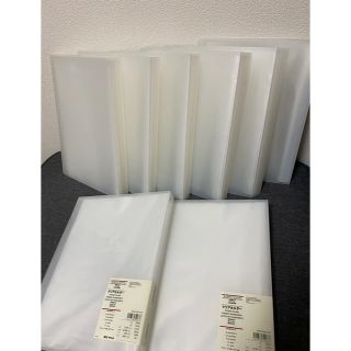 ムジルシリョウヒン(MUJI (無印良品))の無印良品 A4クリアホルダー 8冊(ファイル/バインダー)