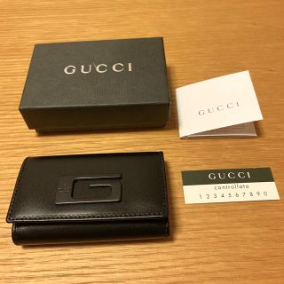 グッチ(Gucci)のグッチ GUCCI キーケース 黒 ブラック DEPOS(キーケース)