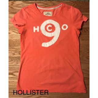 ホリスター(Hollister)の【HOLLISTER】サーモンピンク色のTシャツ(Tシャツ(半袖/袖なし))