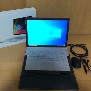 マイクロソフト(Microsoft)のsurface book2 15インチ(ノートPC)