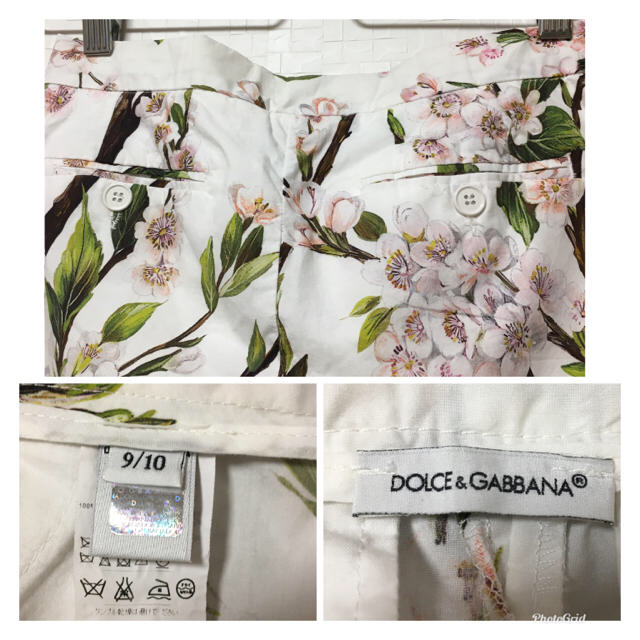 DOLCE&GABBANA(ドルチェアンドガッバーナ)のDOLCE&GABBANA パンツ　140 花柄　フラワー キッズ/ベビー/マタニティのキッズ服女の子用(90cm~)(パンツ/スパッツ)の商品写真