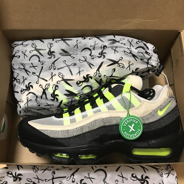 【新品】DENHAM × NIKE AIR MAX 95  イエローグラデ