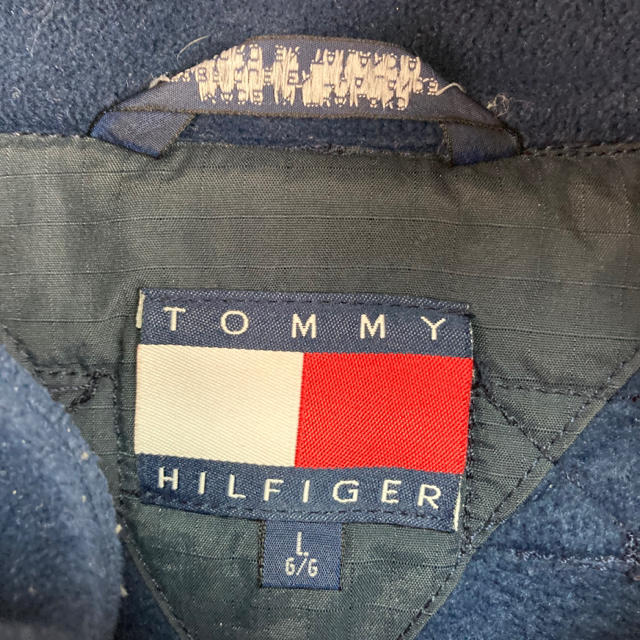 TOMMY HILFIGER(トミーヒルフィガー)のトミーヒルフィガー ナイロンジャケット セーリングギア ビッグロゴ 90s 古着 メンズのジャケット/アウター(ナイロンジャケット)の商品写真