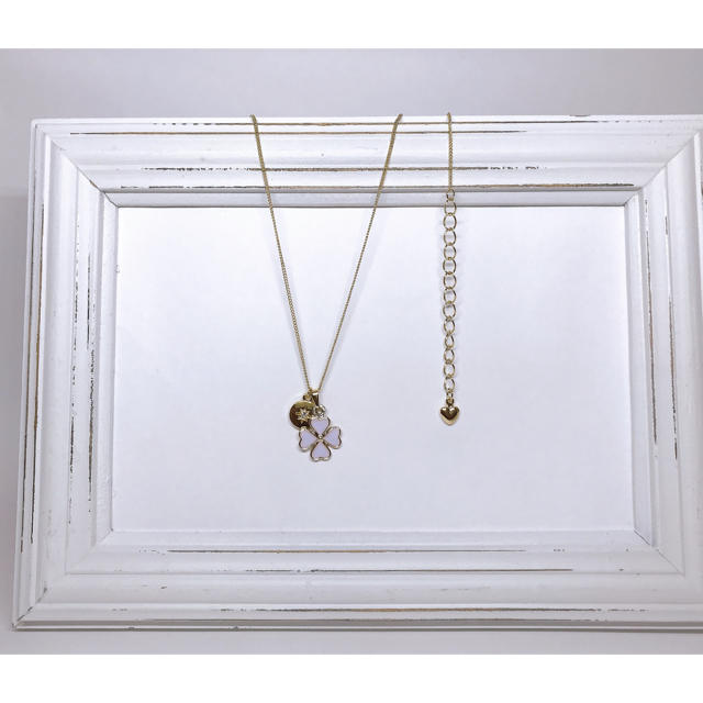 防弾少年団(BTS)(ボウダンショウネンダン)のclover💜 necklace 《 JM💛 》最後の1点 ハンドメイドのアクセサリー(ネックレス)の商品写真