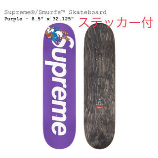 シュプリーム(Supreme)の希少 20aw Supreme smurfs Skateboard deck 紫(スケートボード)