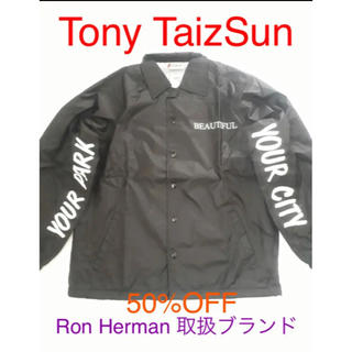ロンハーマン(Ron Herman)のTony TaizSun　トニータイズサン　コーチジャケット15400円　新品M(ナイロンジャケット)