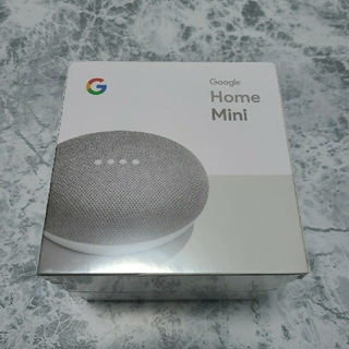 アンドロイド(ANDROID)のGoogle Home Mini グーグルホームミニ チョーク 新品未使用(スピーカー)