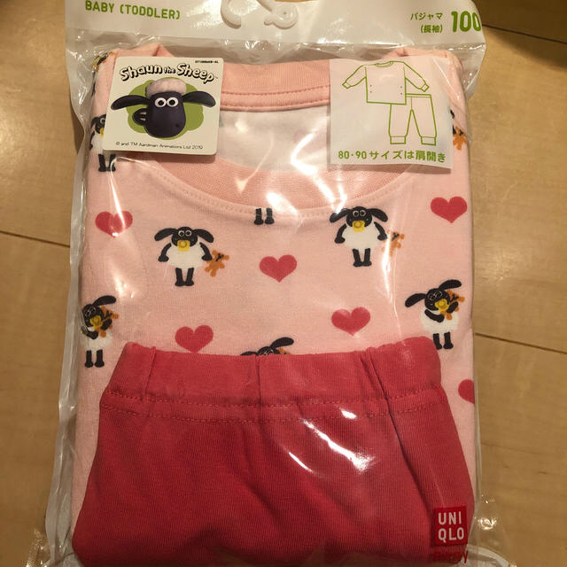 UNIQLO(ユニクロ)のUNIQLO パジャマ 100 キッズ/ベビー/マタニティのキッズ服女の子用(90cm~)(パジャマ)の商品写真