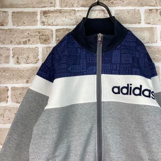 アディダス(adidas)のadidas アディダス トラックトップ ジャージ 長袖 マルチカラー 古着(ジャージ)