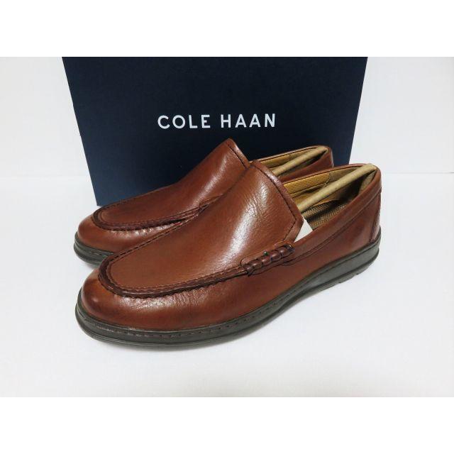 新品 COLE HAAN ローファー 8 W 幅広 メンズ ブリティッシュタン