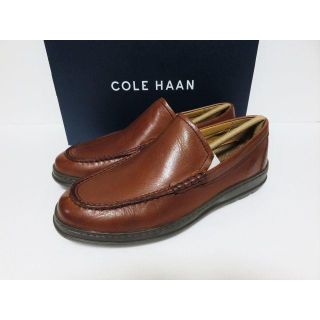 コールハーン(Cole Haan)の新品 COLE HAAN ローファー 8 W 幅広 メンズ ブリティッシュタン (スリッポン/モカシン)