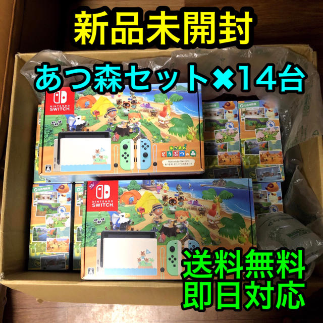Nintendo Switch - 新品　Nintendo Switch あつまれどうぶつの森セット 同梱版14台